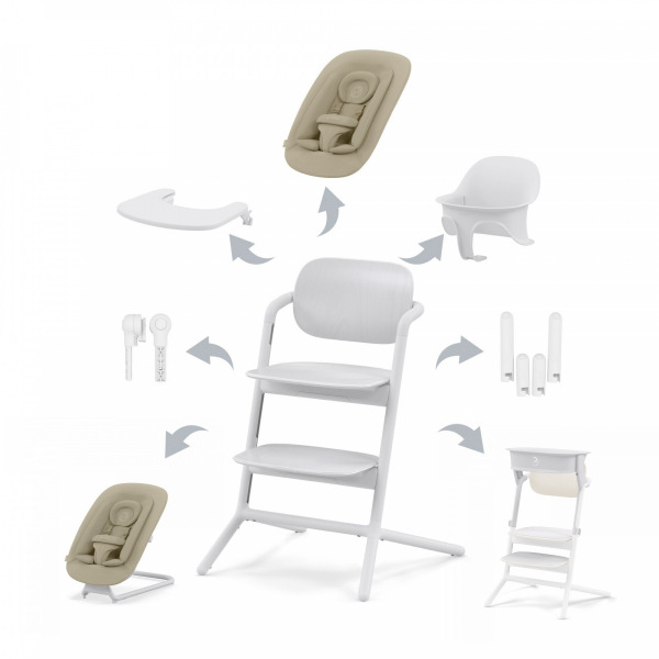 CYBEX Gold Lemo etetszk 6in1 - All White